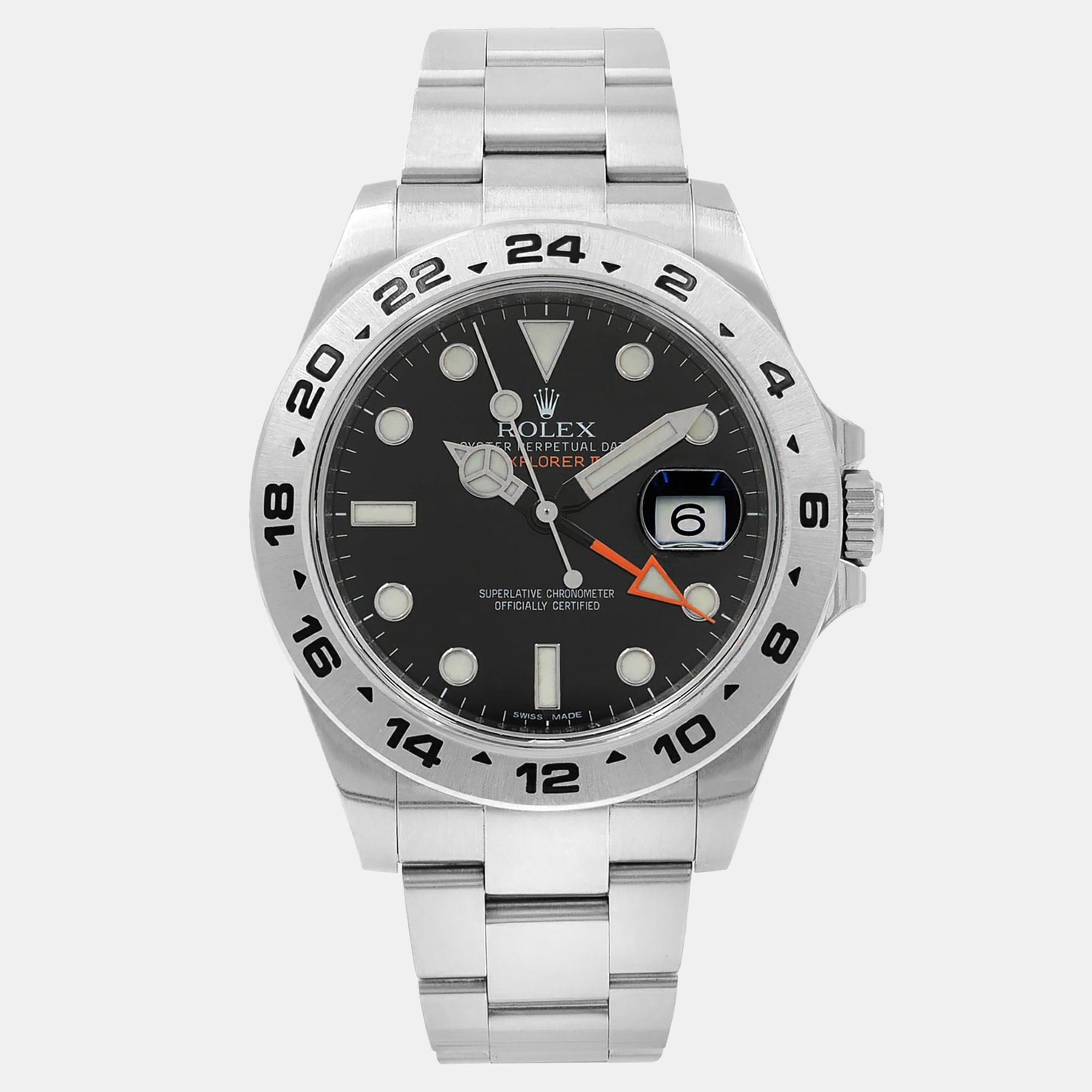 Rolex Explorer II 216570 Black Stainless Steel Automatic Men Wristwatch 42mm