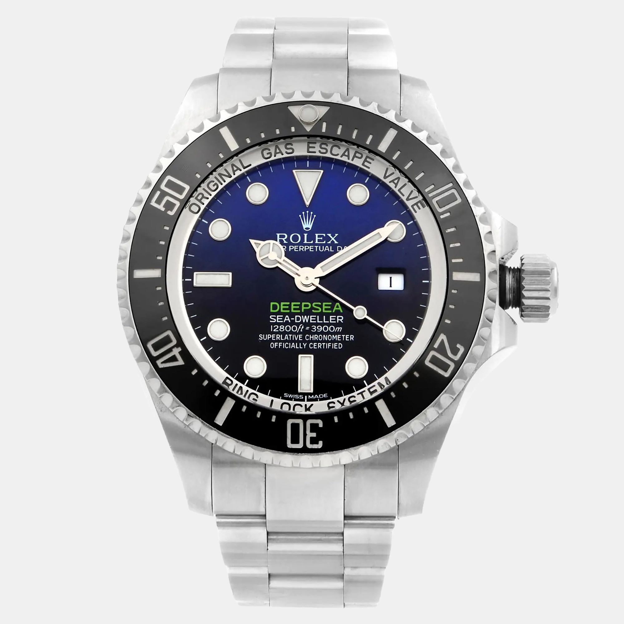 Rolex Sea-Dweller Deepsea 116660 Black Stainless Steel Automatic Men Wristwatch 44mm