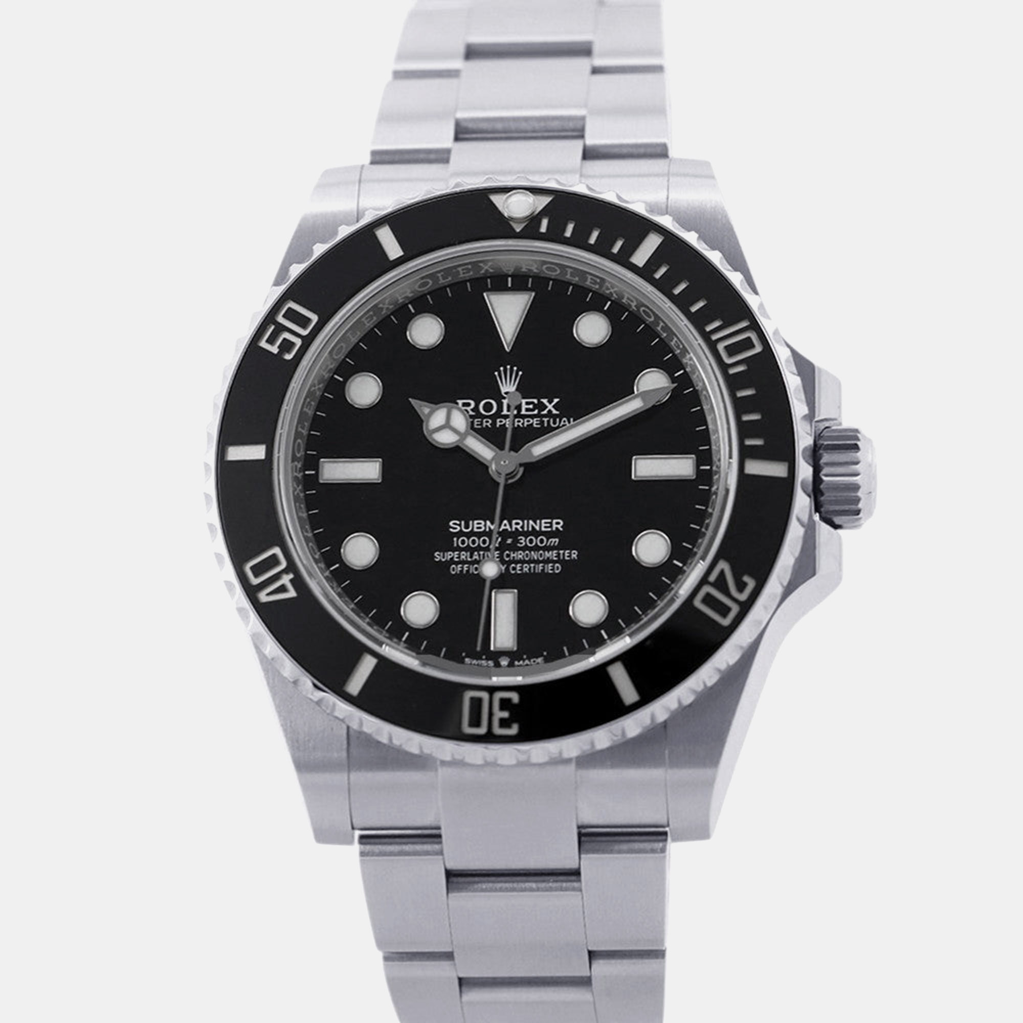 

Rolex Submariner 124060 Automatic Black Dial Stainless Steel Men's Wristwatch