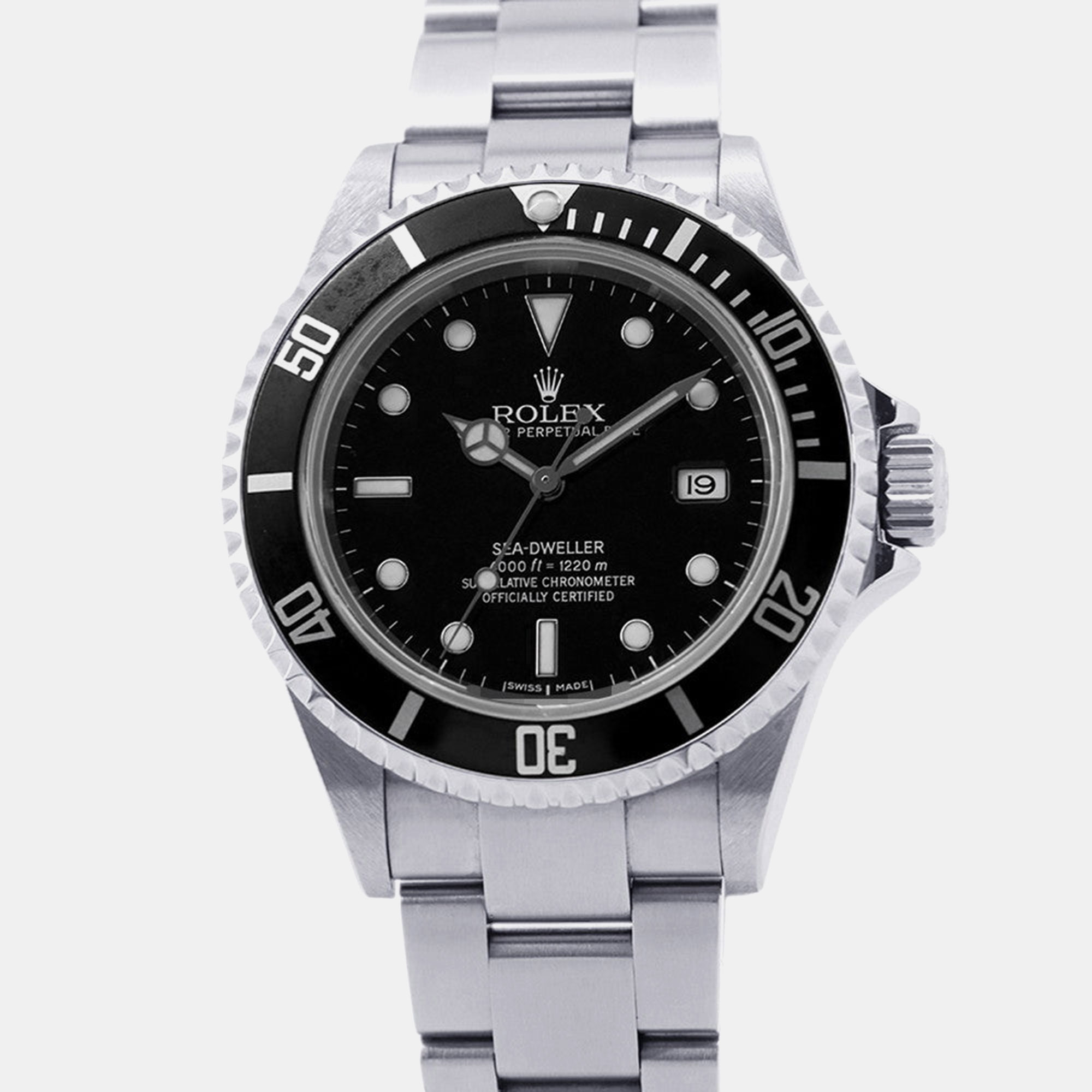 

Rolex Sea-Dweller 16600 Automatic Black Dial Stainless Steel Men's Wristwatch