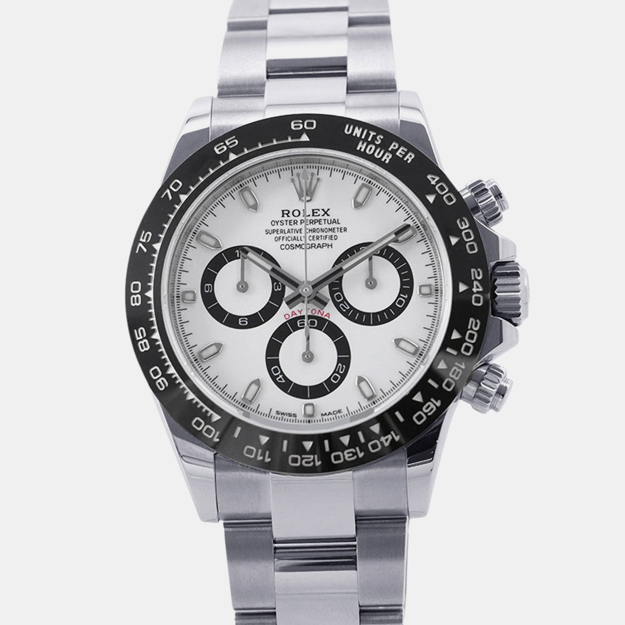 

Rolex Cosmograph Daytona 116500LN White Stainless Steel Automatic Men Wristwatch