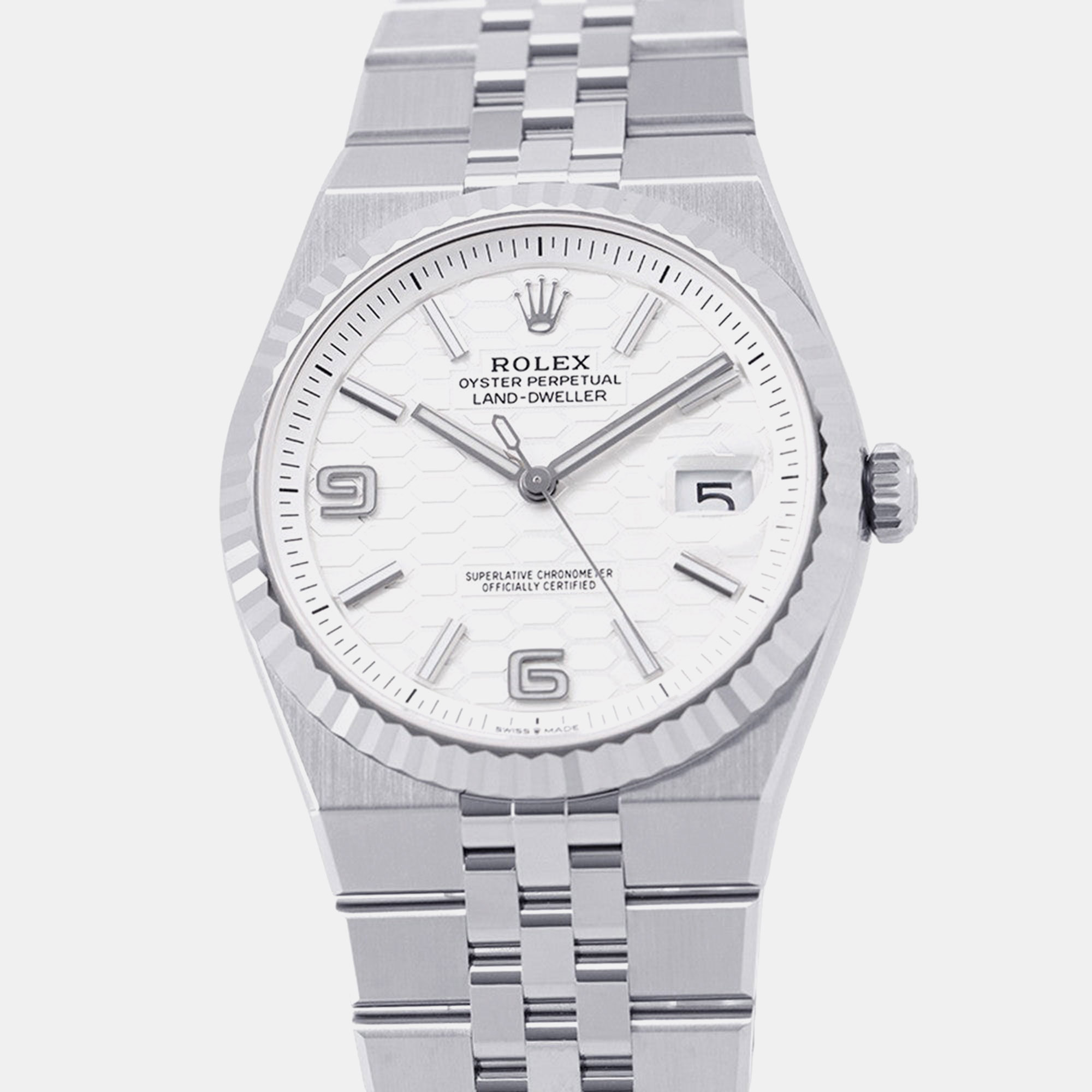 

Rolex Land-Dweller 127334 White 18k White Gold, Stainless Steel Automatic Men Wristwatch