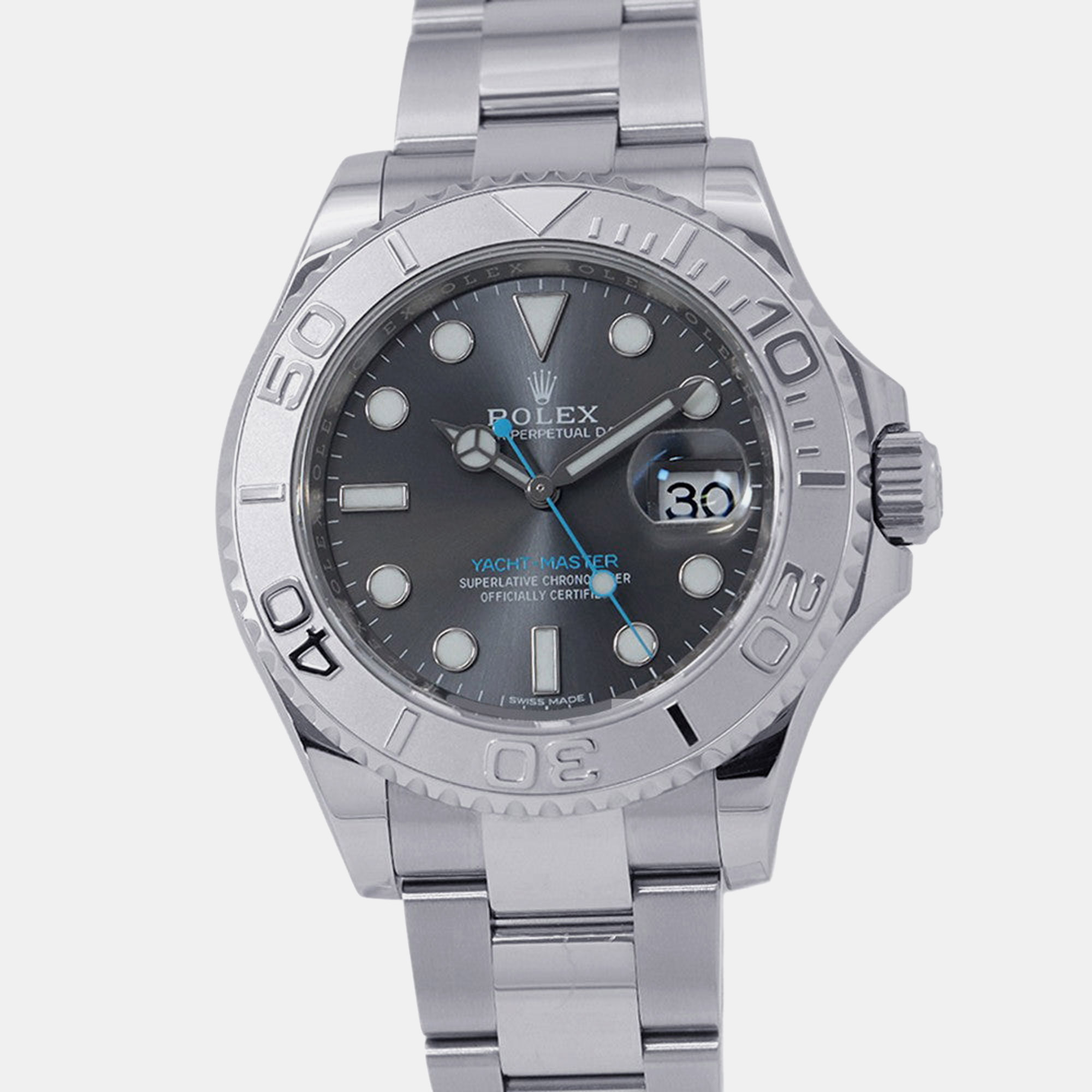

Rolex Yacht-Master 116622 Grey Stainless Steel Automatic Men Wristwatch 40 mm