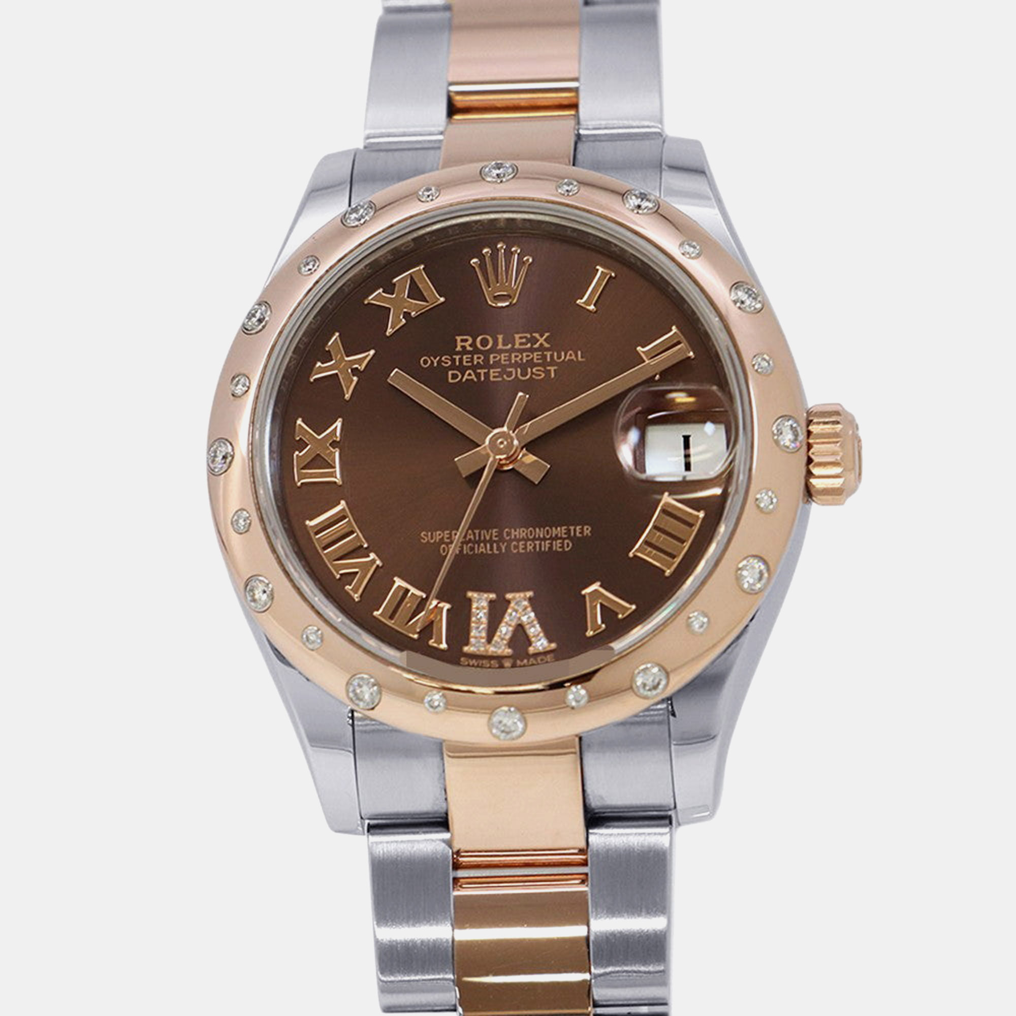 

Rolex Datejust 278341RBR Brown Rose Gold, Stainless Steel, Diamond Automatic Men's Watches