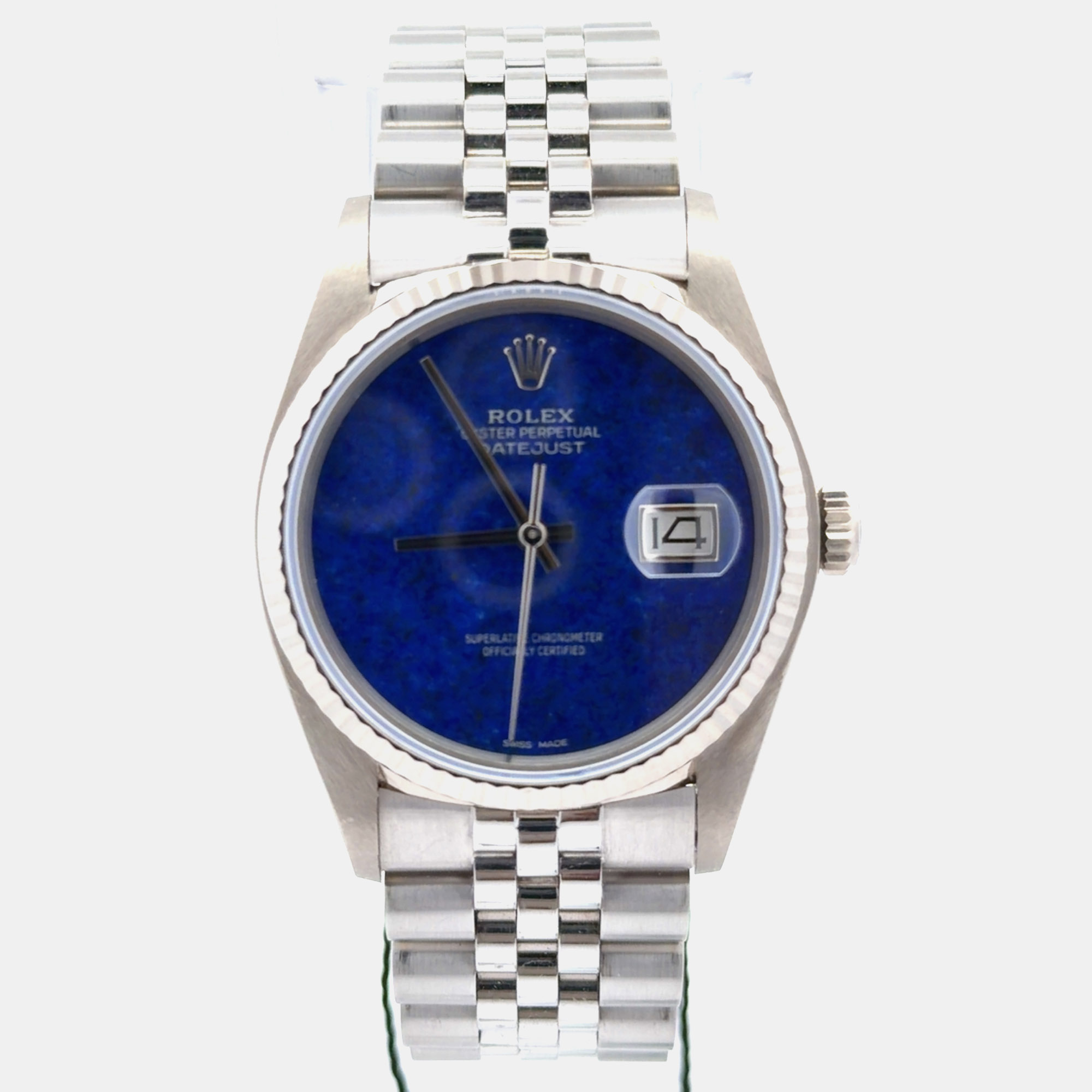 

Rolex Datejust 16019 Blue 18K White Gold Automatic Men's Watches