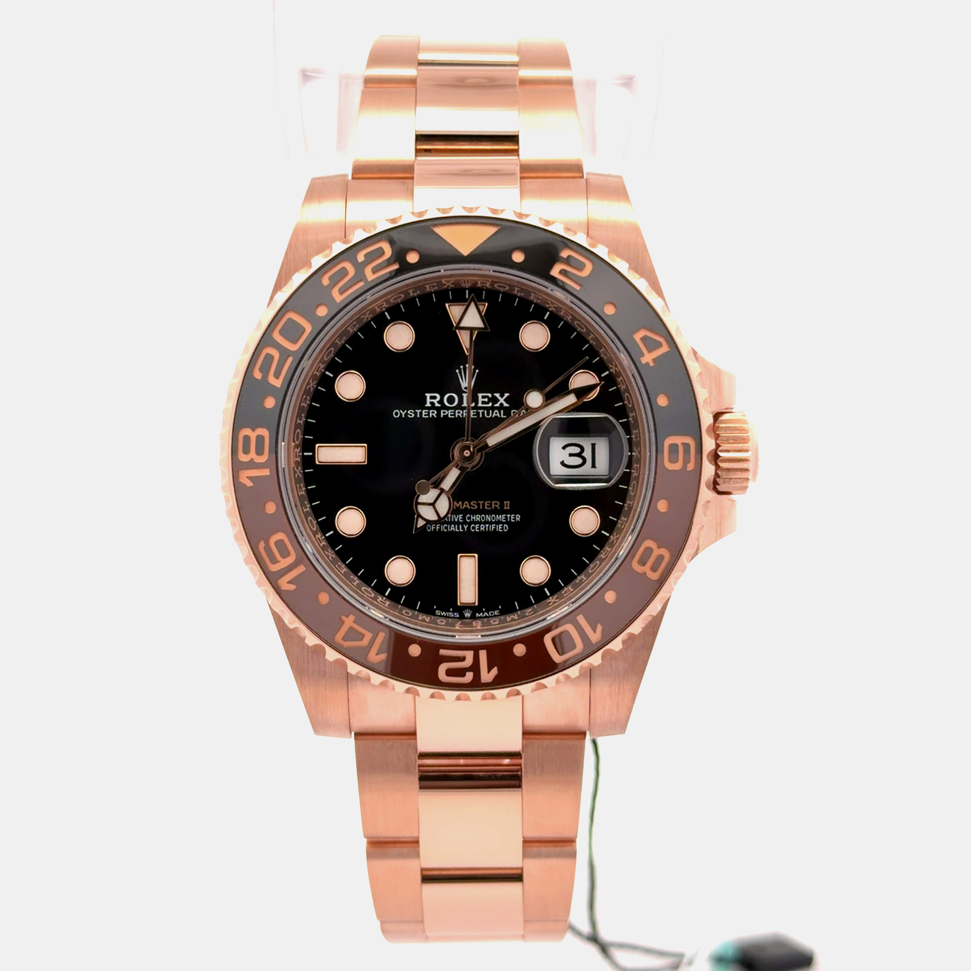 

Rolex GMT-Master II 126715CHNR Black 18K Rose Gold Automatic Men's Watches