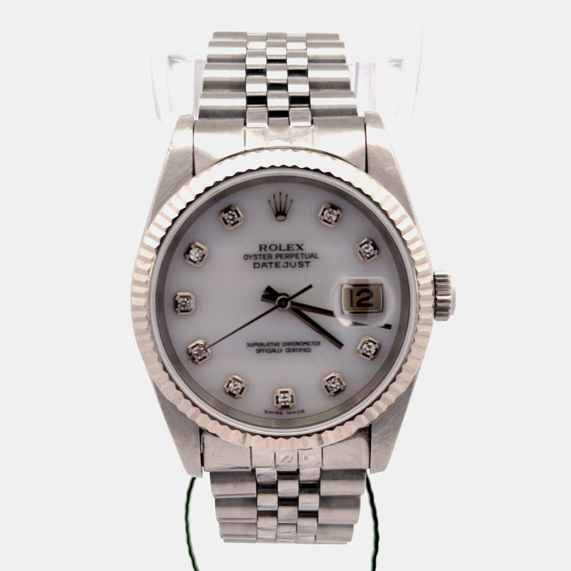 

Rolex Datejust 16234 White Stainless Steel, Diamond Automatic Men's Watches