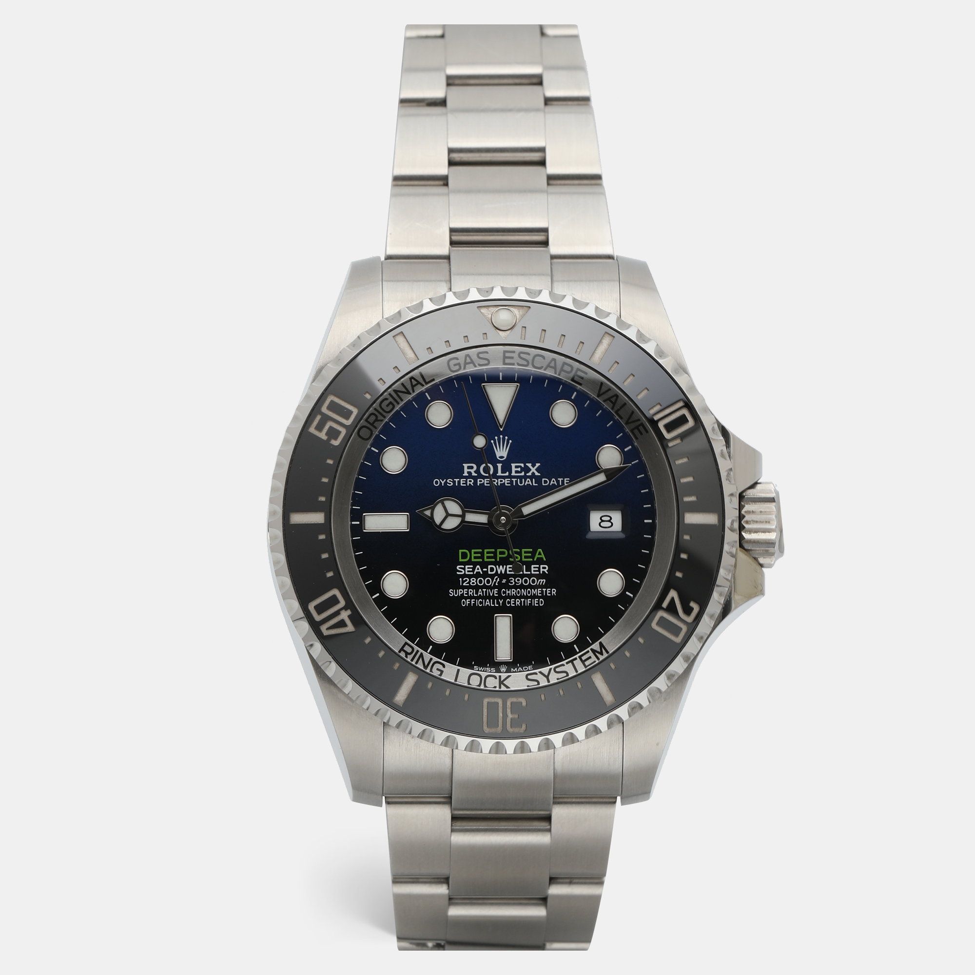 Rolex SeaDweller Deepsea Blue Dial Oystersteel Mens Wristwatch 43 mm