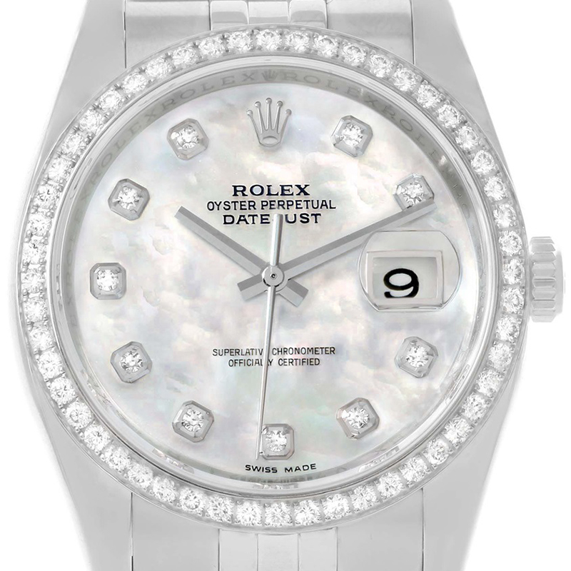 

Rolex MOP, White