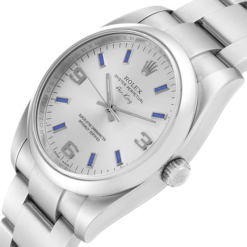 

Rolex Silver Stainless Steel Air King