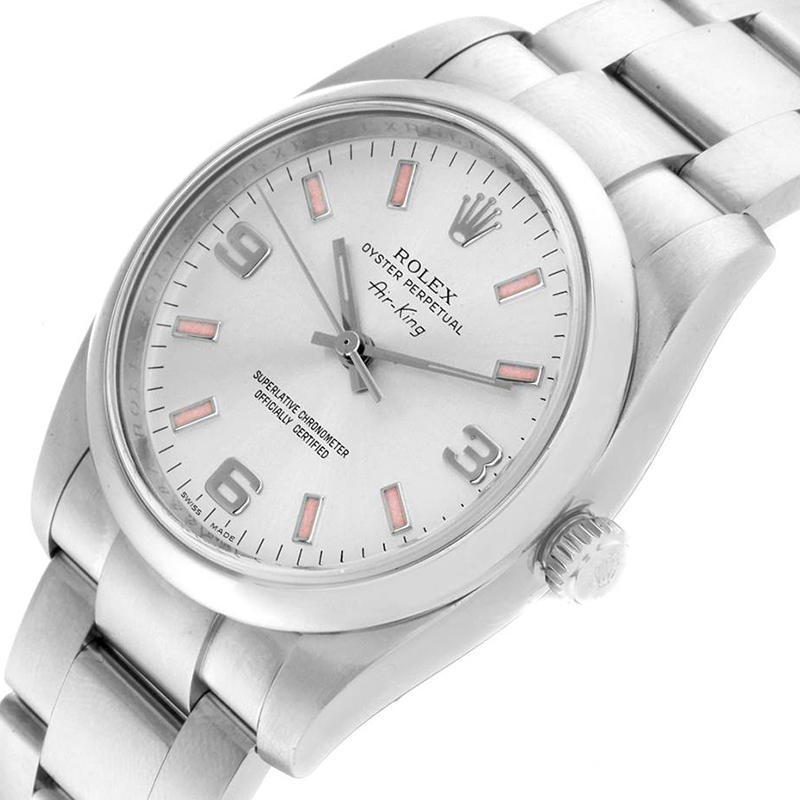

Rolex Silver Stainless Steel Air King