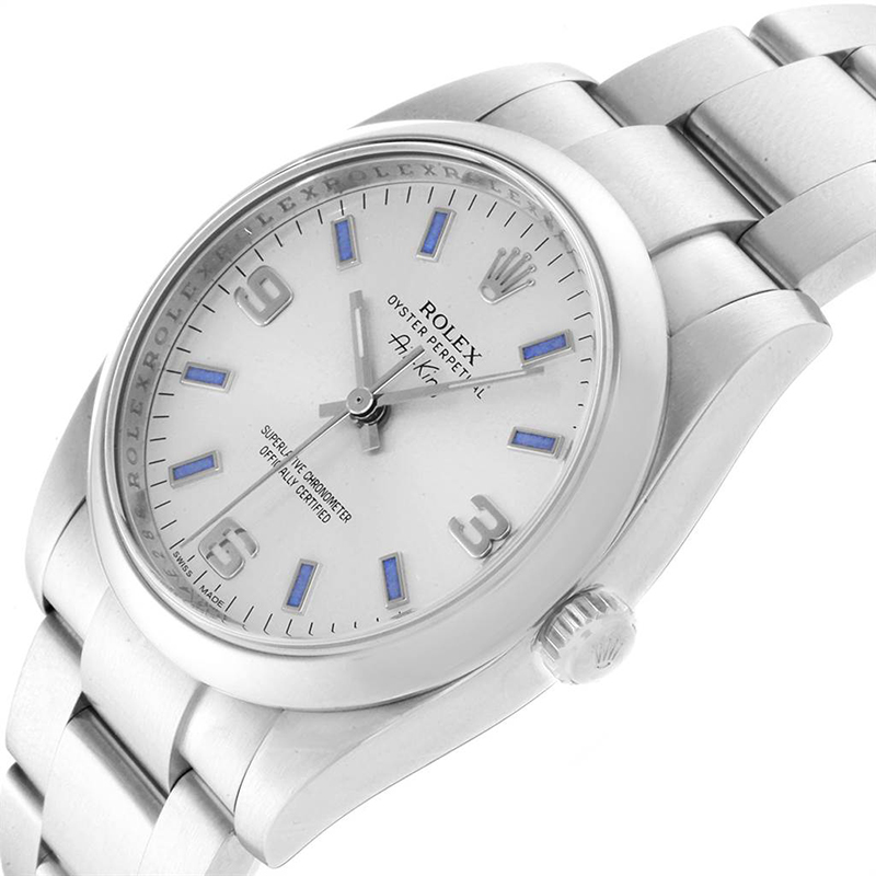 

Rolex Silver Stainless Steel Air King