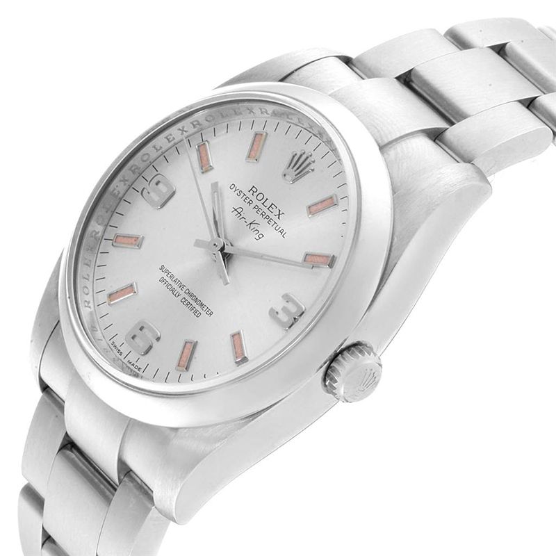

Rolex Silver Stainless Steel Air King