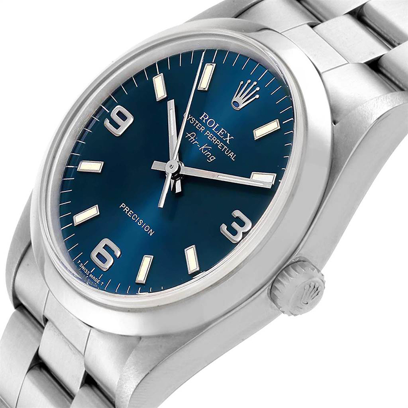 

Rolex Blue Stainless Steel Air King