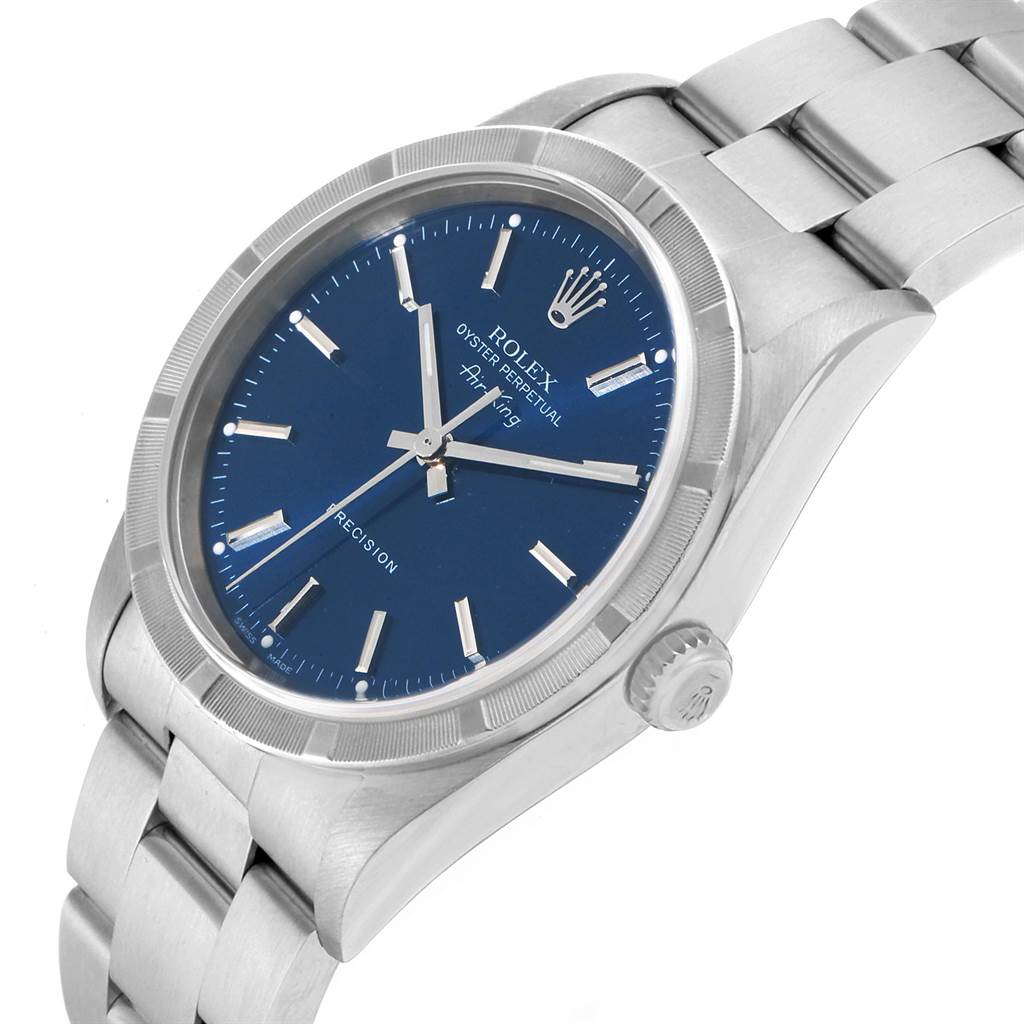 

Rolex Blue Stainless Steel Air King