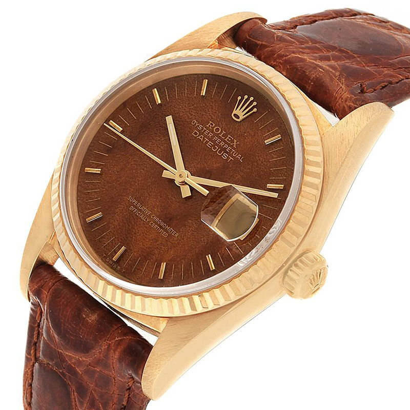 

Rolex Wooden Burlwood, Brown