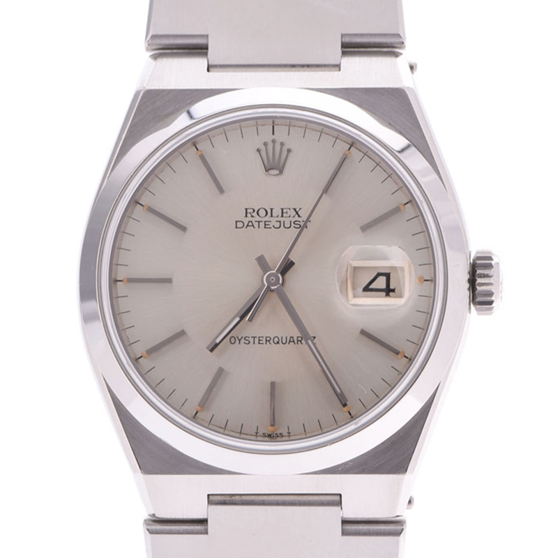 

Rolex Off White Stainless Steel Oysterquartz