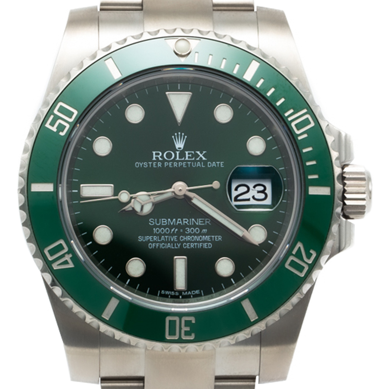 

Rolex Submariner Date Steel & Ceramic Green Bezel Men'S Watch