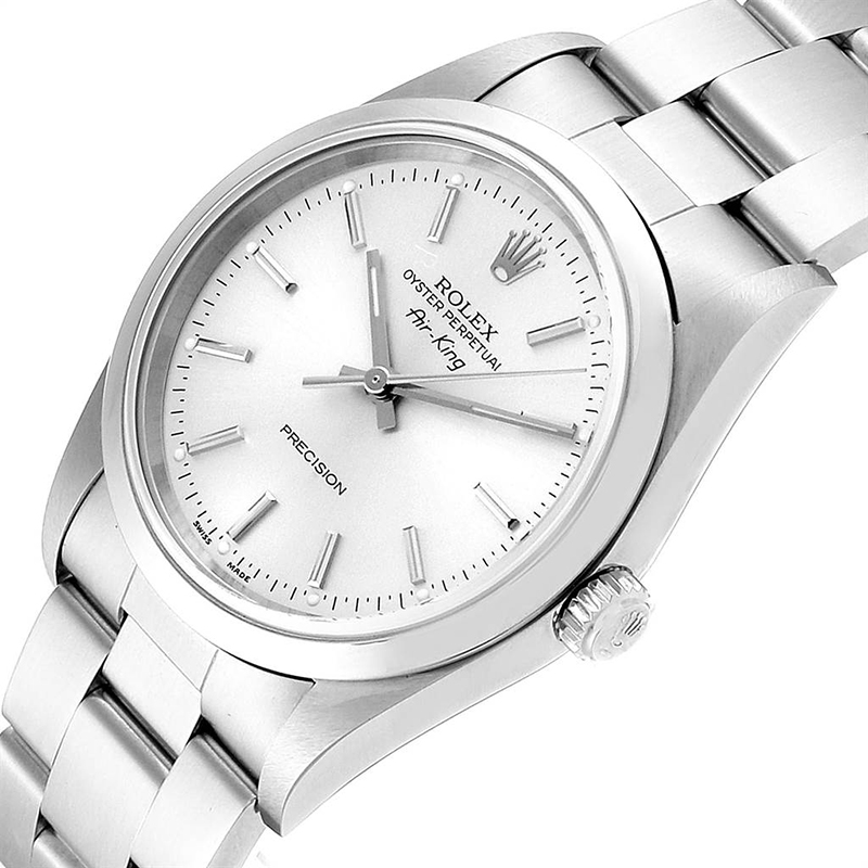 

Rolex Silver Stainless Steel Air King