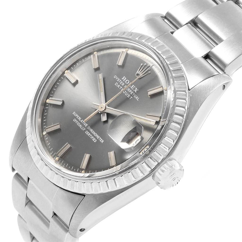 

Rolex Gray Stainless Steel Datejust, Grey