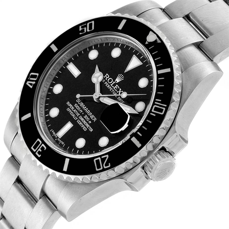 

Rolex Black Stainless Steel Submariner