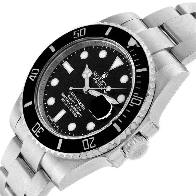 

Rolex Black Stainless Steel Submariner