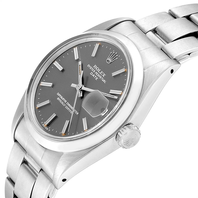 

Rolex Blue Stainless Steel Date Automatic, Grey