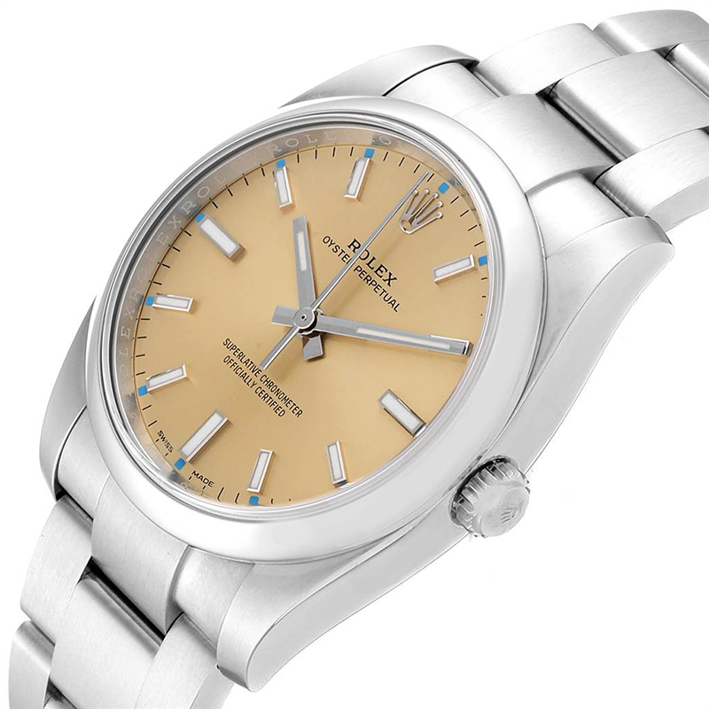 

Rolex White Grape and Stainless Steel Oyster Perpetual, Gold