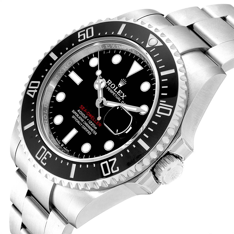 

Rolex Black Stainless Steel Seadweller