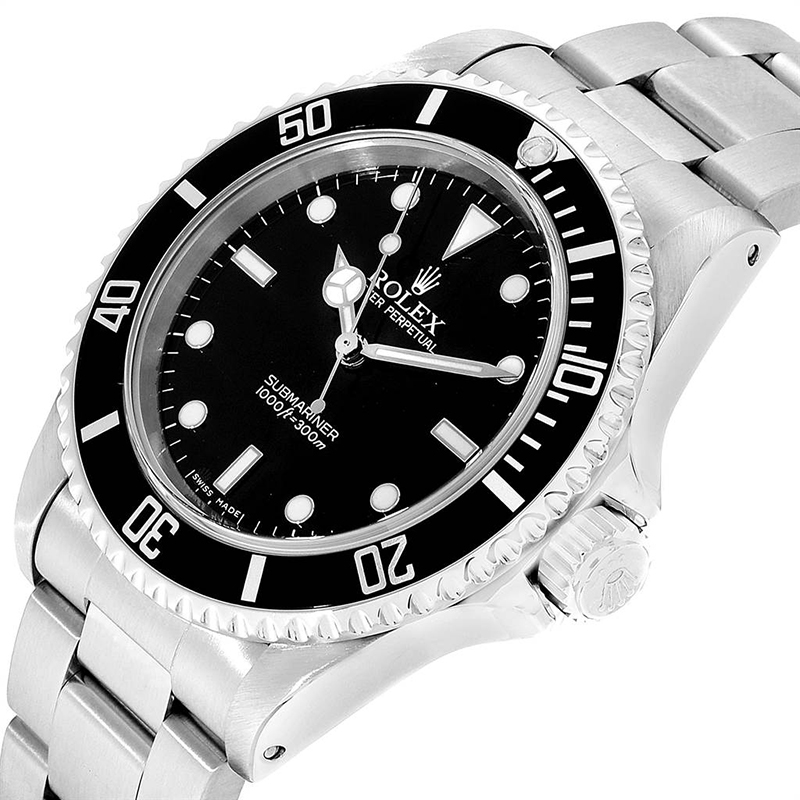 

Rolex Black Stainless Steel Submariner