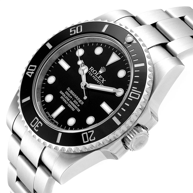 

Rolex Black Stainless Steel Submariner