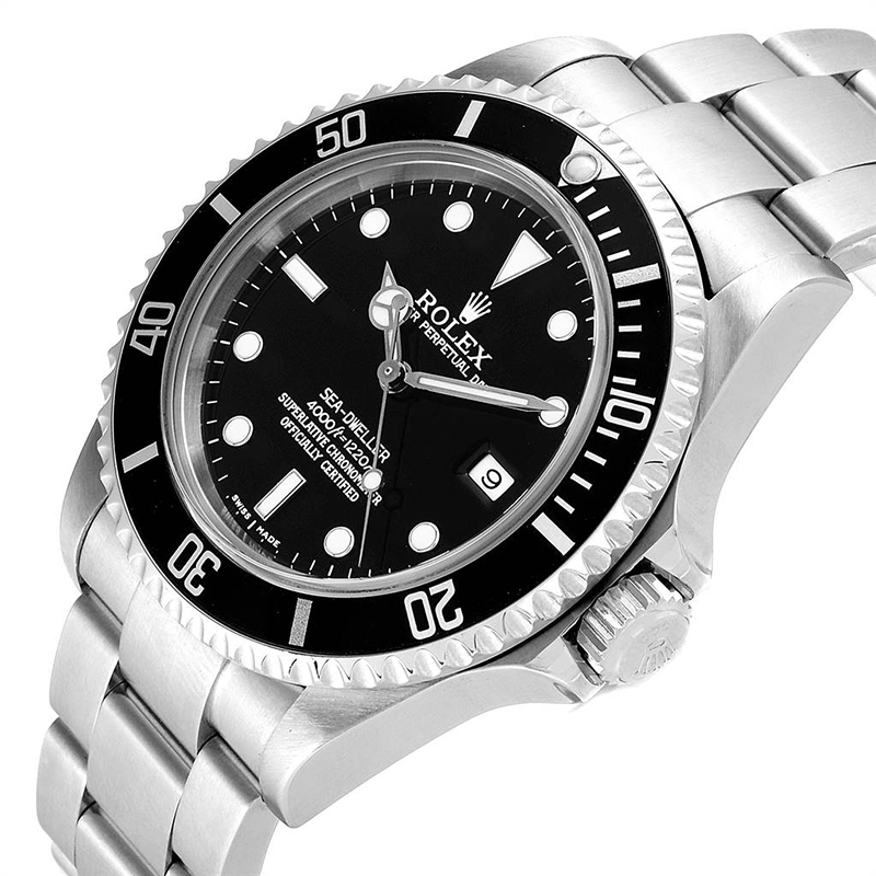 

Rolex Black Stainless Steel Seadweller