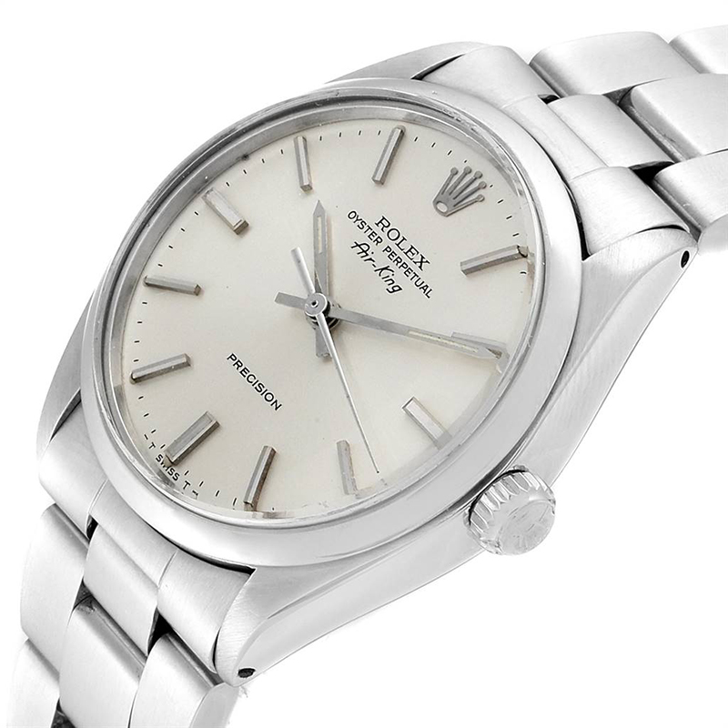 

Rolex Silver and Stainless Steel Air King