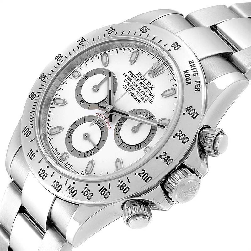 

Rolex White and Stainless Steel Cosmograph Daytona