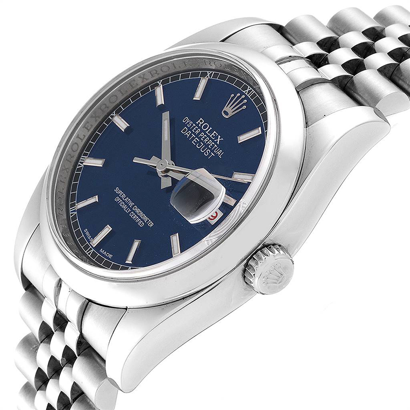 

Rolex Blue Stainless Steel