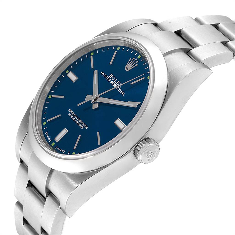 

Rolex Blue Stainless Steel Oyster Perpetual
