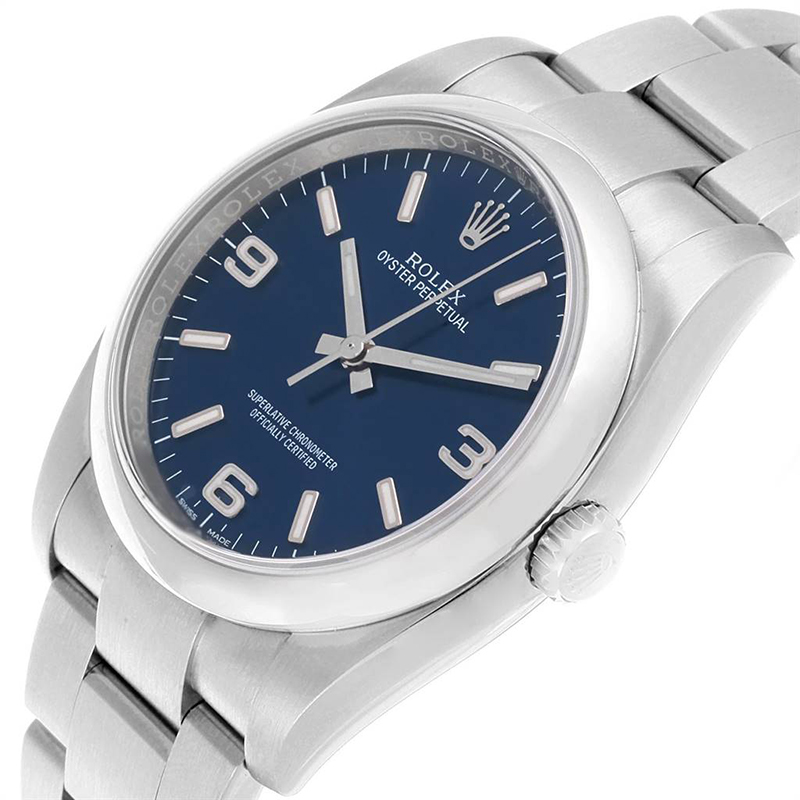

Rolex Blue Stainless Steel Oyster Perpetual