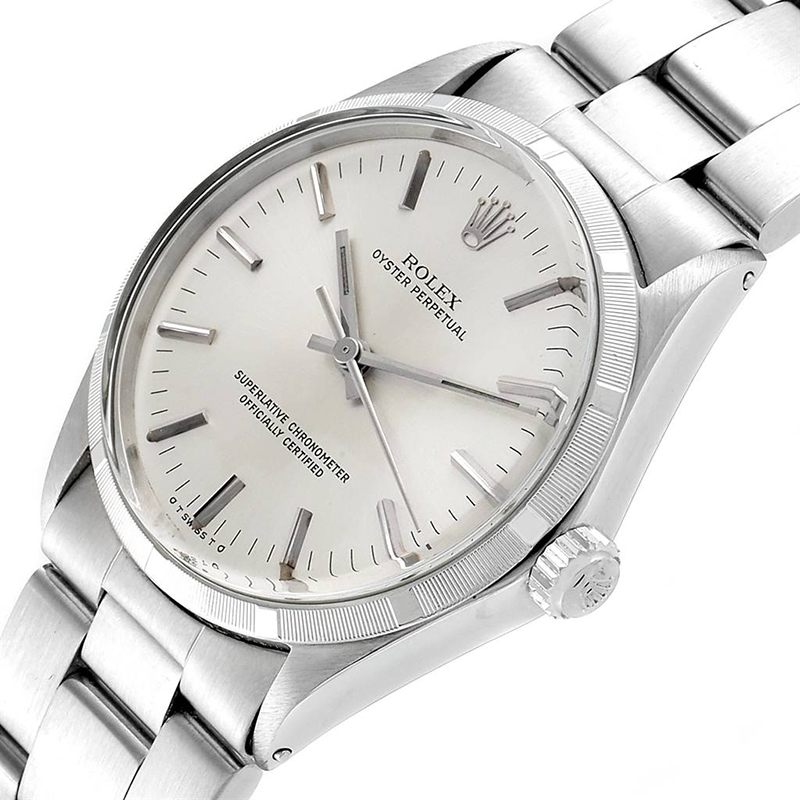 

Rolex Silver Stainless Steel Oyster Perpetual