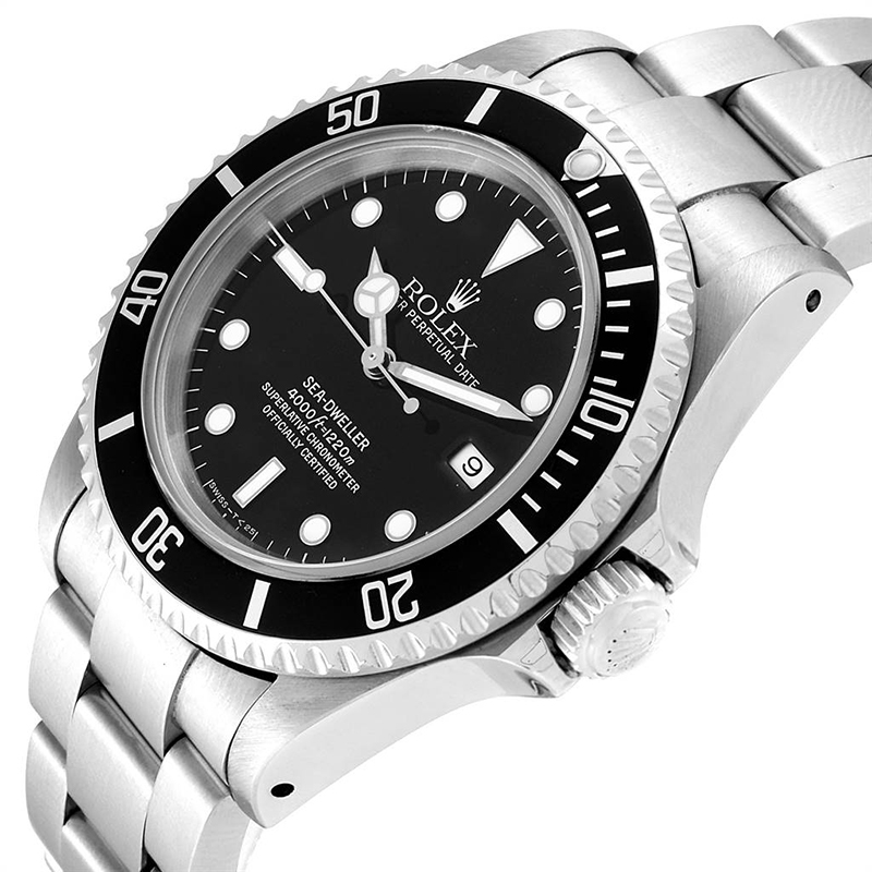 

Rolex Black Stainless Steel Seadweller