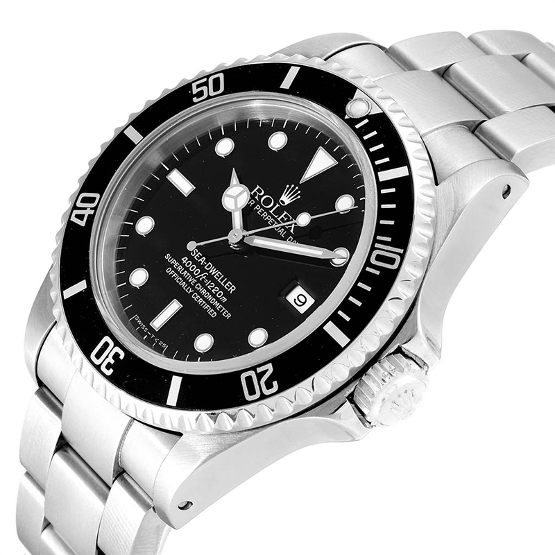 

Rolex Black Stainless Steel Seadweller