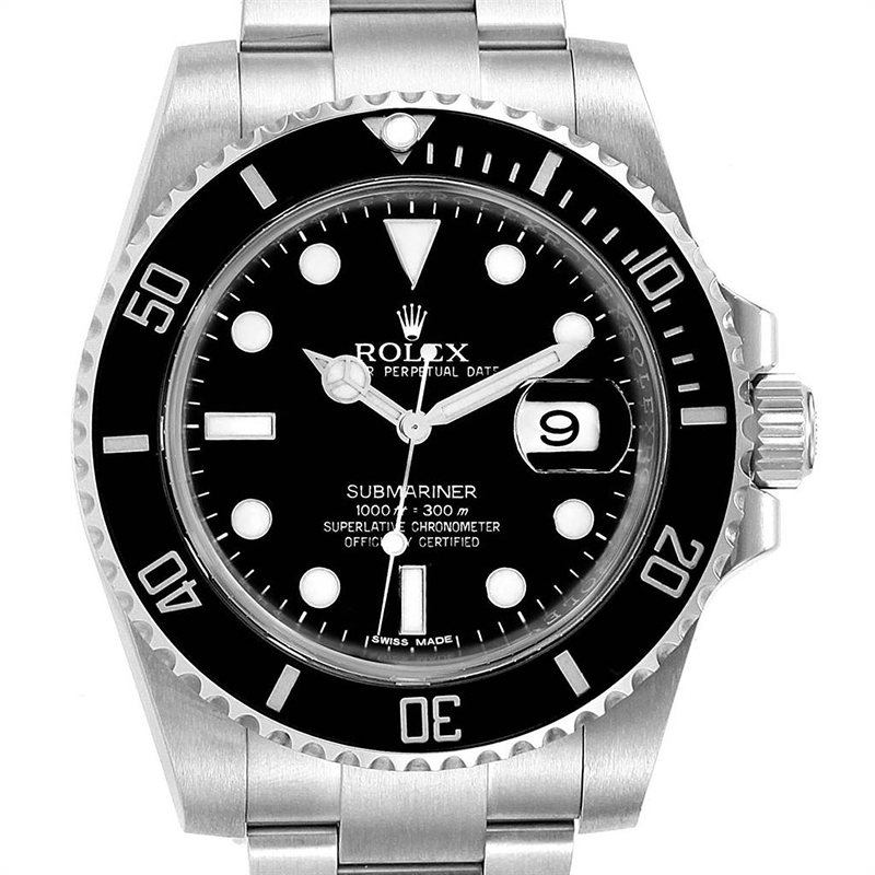 

Rolex Black Stainless Steel Submariner