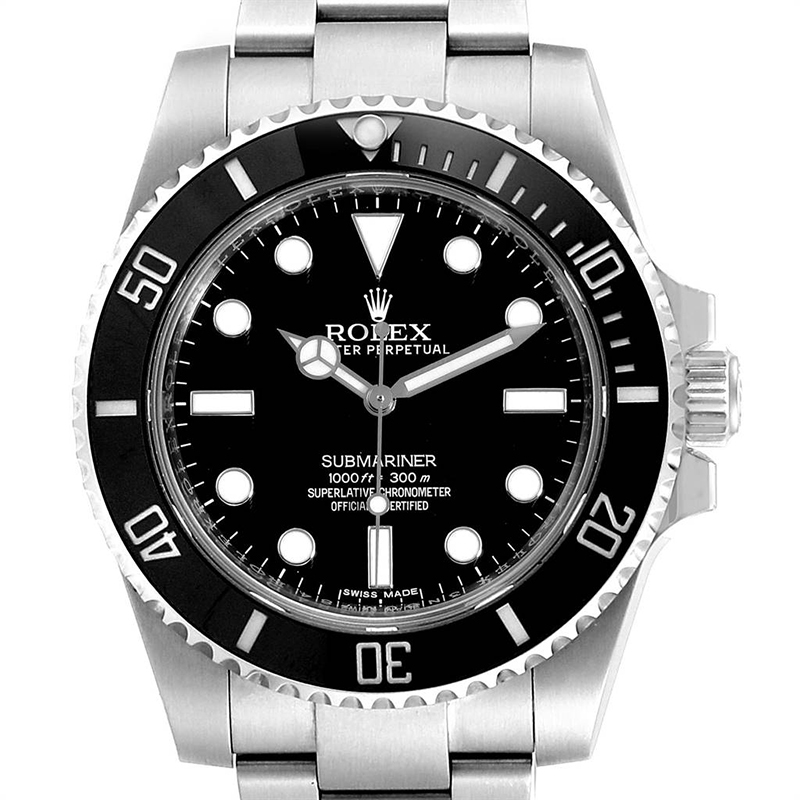 

Rolex Black Stainless Steel Submariner