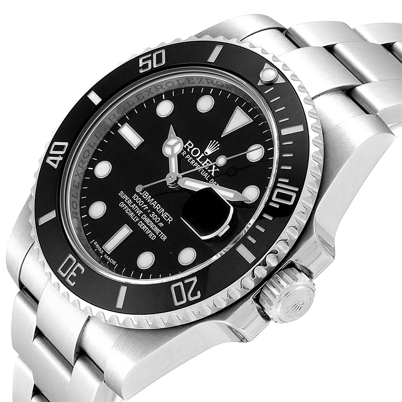 

Rolex Black Stainless Steel Submariner