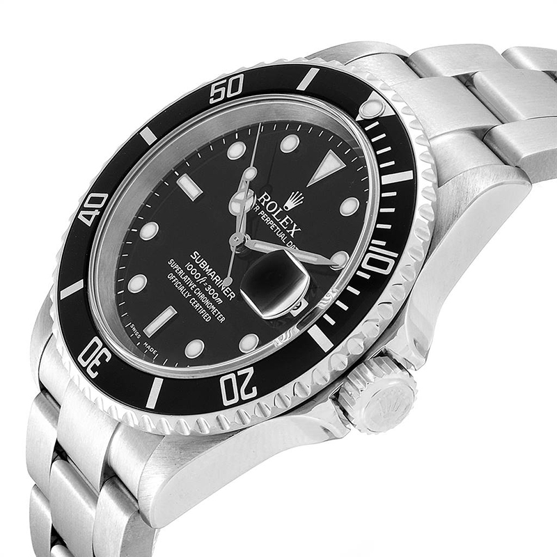 

Rolex Black Stainless Steel Submariner