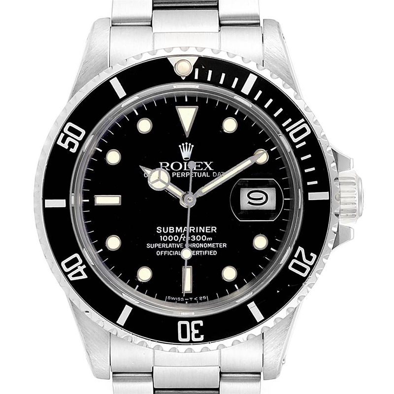 

Rolex Black Stainless Steel Submariner