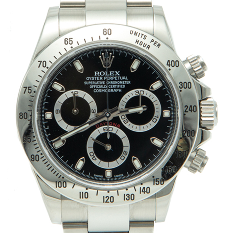 

Rolex Black Dial Cosmograph Daytona Stainless Steel Men'S Watch