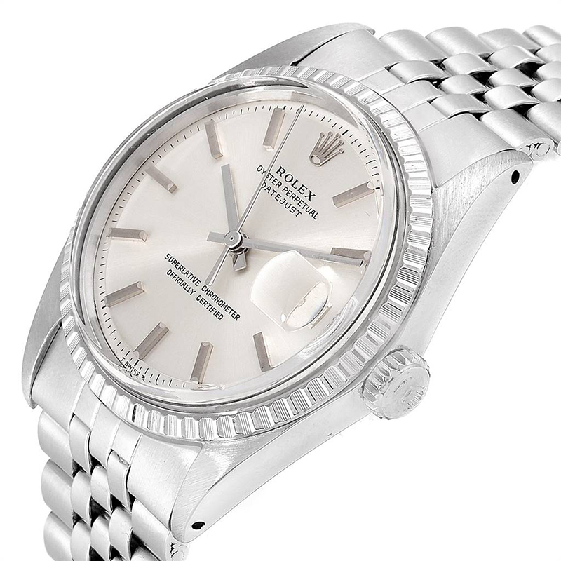 

Rolex Silver Stainless Steel Oyester Perpetual