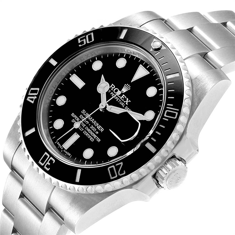 

Rolex Black and Stainless Steel Submariner Cerachrom