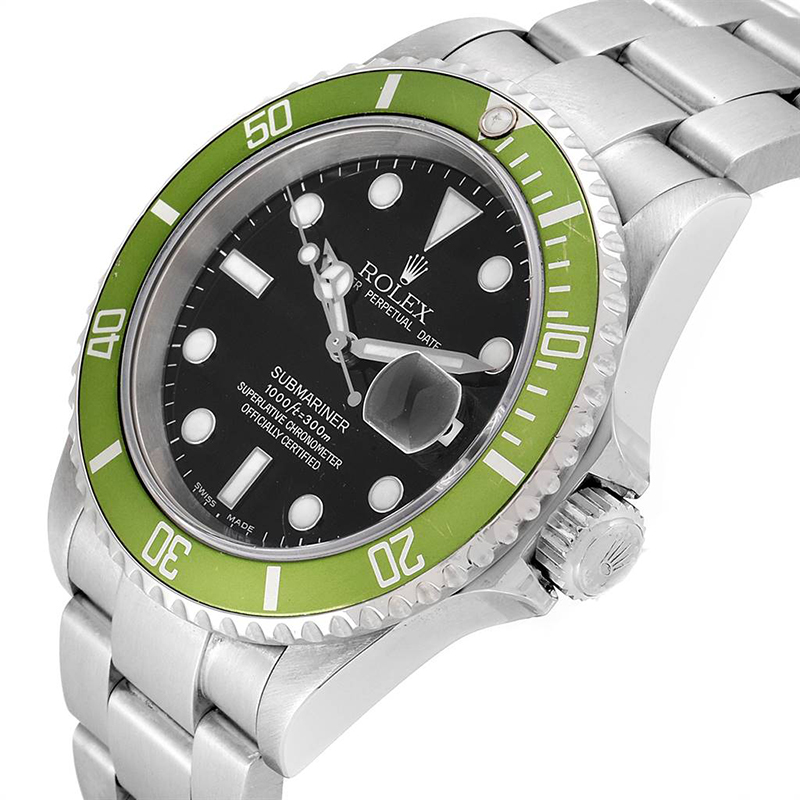 

Rolex Black and Stainless Steel Submariner