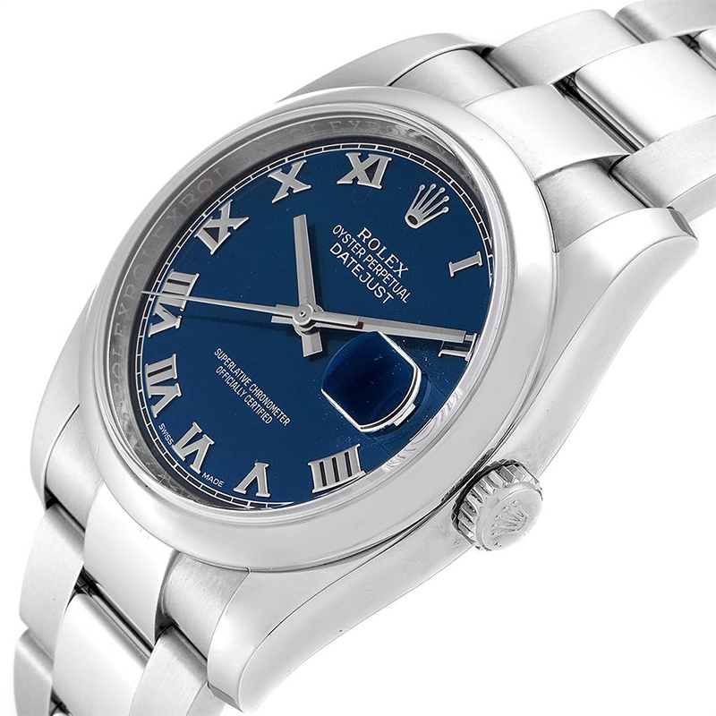 

Rolex Blue Stainless Steel Oyster Perpetual